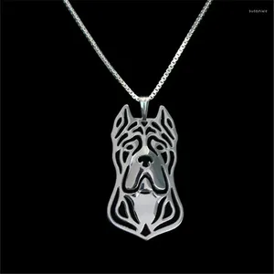 Pendant Necklaces Cane Corso (cropped Ears) Necklace Dog Jewelry Women Friend Choker