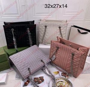 Tasarımcı tote çanta marmonts çanta gs kadın asma kilit zinciri tote lüks omuz koltuklu torba kaliteli deri kapitone alışveriş cep bayan crossbody dhgate sacoche