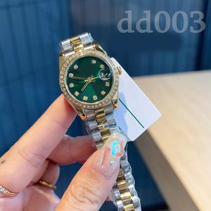 Vattentät designer titta på lyxiga män klockor hög kvalitet 31 mm multi urtavla montre homme rostfritt stål datejust is ut klockor små runda borr bling sb040 c23