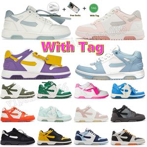 Out of Office Sneakers OG Casual Shoes Off Original Loafers Offes White Light Blue Pala Purple Yellow Luxury Loafers Platform Trainers For Mens Women Outdoor Shoe