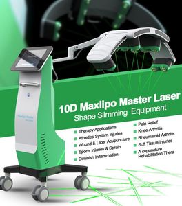 10d Cold a laser a laser a laser a laser de gordura de gravação de gravação de corpo escultura de diodo a laser alívio da dor no joelho artrite 532nm lllt verde terapia de luz perda de peso Perda de peso