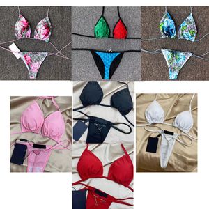 Multi Styles Women Designer Swimsuits Summer Sexy Mulher Bikinis Letters de moda Imprima moda de banho de alta qualidade Lady Bathing Suits S8