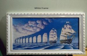 x2Fm Framed ROB GONSALVES SUN SETS SAILAmazing Seascape SAIL Art High Quality Handmade Oil Painting On Canvas Multi Sizes Fra1934150