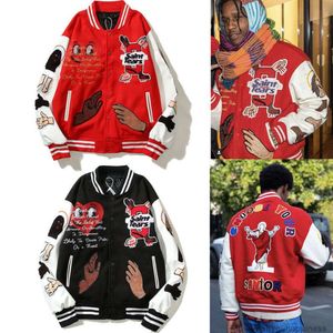 Designer Jackets Fashion Brand Coat Outdoor Casual Coats James' Same Price Stadium Jacket Heavy Industries Fully Embroidered Baseball Jacket