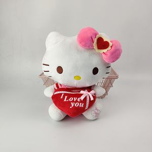 Fita atacadista Love Cat Plush Toys Jogos infantis Backpack Backpack Keyring Ornamentos Ação de Graças Presente de Ano Novo