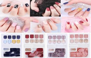 30st False Nail Artificial Tips for Decoration With Designs Press On Nails Stickonnails Manicure Tools Löstagbara falska naglar7331769