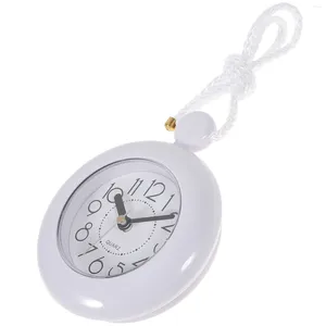 Wall Clocks Bathroom Waterproof Clock Outdoor Tabletop Decor Hanging Simple Mute Adorn Plastic