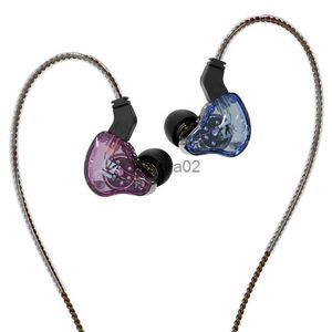 Наушники для сотового телефона KBEAR KS2 Hybrid DD+BA In Ear Monitor Наушники HiFi Проводные наушники Спортивные игровые наушники Гарнитура KBEAR KS1 Lark Aurora ks2 IEMs YQ231120