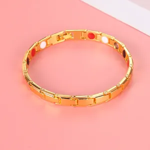 Link Bracelets Body Slimming Magnetic Bracelet Anti-Fatigue Bangle Weight Loss Therapy Bead Wrist