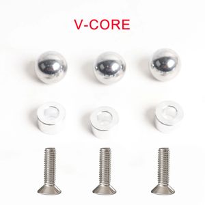 Impressora Supplência V -Core 3,1 Peças de placa de cama Bola de aço espaçador de alumínio - 12mm - rosqueado M5 Recuminja parafuso v -core3.1