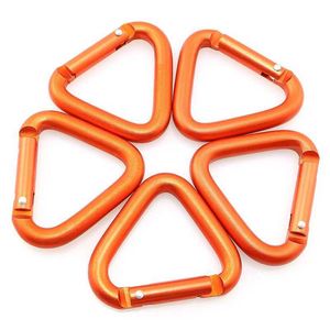 5 PCSCARABINERS NYA utomhus Carabiner Travel Kit Camping Equipment Alloy Aluminium Survival Gear Camp Mountaineering Hook Keychains Carabiner P230420