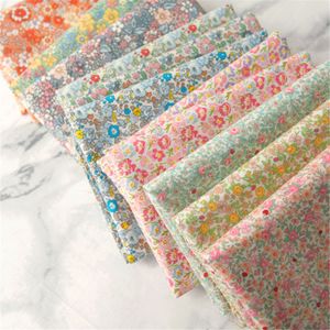 Floral Summer Poplin Cotton Fabric - 145x50cm - Ideal for DIY Children's Wear, Baby ditsy floral dress Decoration and Home Sewing - 160gm