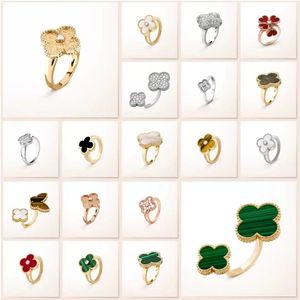 Cleef Fashion Single Clover Clover Damska projektant Pierścień zaręczynowy