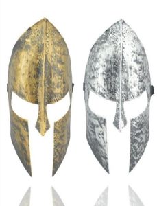 Спартанский воин маска рыцарь -герой Венецианский маскарад в масках шлем с полным лицом маски для лица Хэллоуин.