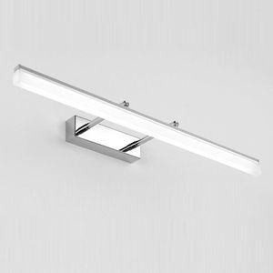 Vägglampor LED badrumslampa Modern flexibel längd spegel Front Light Showroom skåp tvättstuga Ljusa fixturer