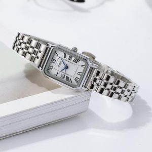 Titta på Designer Watches High Quality Fashion Temperament Retro Small Square Brand Noble Women's Jewelry Quartz-Battrey Moden Water Resistant