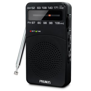 Radyo el tipi mini am fm kaydedici taşınabilir cep s stereo müzik mp3 çalar, AA bataryası için arka klipli açık havada 230420