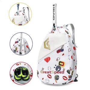 Tennistaschen Greatspeed Tennisschläger-Rucksack mit Sneaker-Fach 2-in-1-Schultersport-Kinder-Badmintontasche 231118