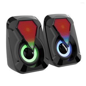 Combination Speakers Mini Bass Audio Speaker PC Laptop Desktop Computer Multimedia RGB Light Gaming Accessories Media Player