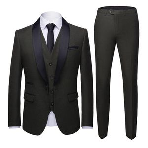 Men's Suits & Blazers Black Costume Homme Latest Coat Pant Design For Men Navy Blue Wedding Formal Business Office Prom Wear