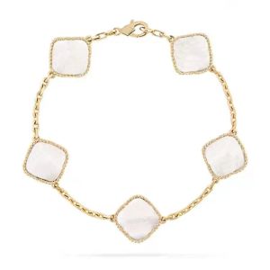 Projekt designerski bransoletki matka perłowa czarna bransoletka onyksowa 18k białe złote panie i dziewczęta walentynkowe biżuteria matki Dzień zaręczynowy