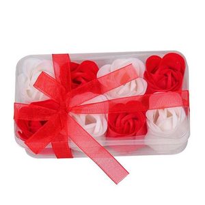 Party Favor Party Favor Valentines Day Gift till pojkvän Rose Flower Soap Wedding Gäster Nuvarande brudtärna Drop Delivery Home Garden Dhmlj