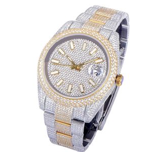 luxury Men watch diamond-studded Full Star automatic mechanical watch 41mm stainless steel strap women's designer fashion watch bracelet waterproof high-end watch