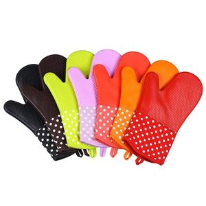 Oven Mitts Sile Oven Mitts Kitchen Glove Heat Resistant Thick Cooking Bbq Grill Gloves Gadgets Accessories Drop Delivery Home Garden K Dh0Si