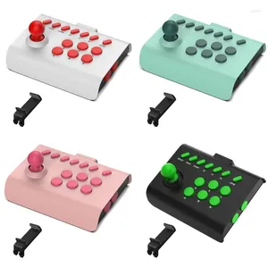 Controladores de jogo DXAB Arcade Console Joystick BT Wire Connection Controller para Switchs