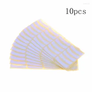 False Eyelashes 10sheet/100pairs White Paper Patches Eyes Under Pad Eyelash Extension Sticker Wrap Disposable Eye Lash Extend Patch