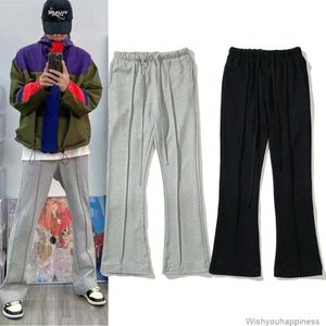 Projektanci swobodne spodnie spodnie spodnie dresowe vujade kenijima 004 proste spodni Mikro Flare Spodnie Spodnie Vibe Style Style Style Modna moda męska