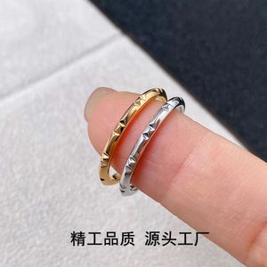 rings jewelry T Roman Digital Finger Ring Women V Gold Simple Fashion Light Luxury Ring