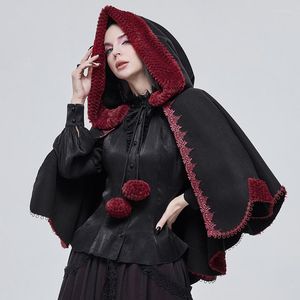 Damenjacken Der verdickte Gothic Winter Lolita Cape Over Coat