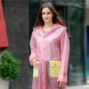 Impermeabili Moda Impermeabile lungo Impermeabile Impermeabile Portatile Pieghevole Viaggio in moto Con cappuccio Leggero Guarda Chuva Abbigliamento antipioggia