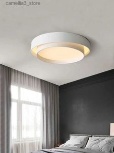 Ceiling Lights Bedroom lamp Nordic minimalist modern ceiling lamp designer living room lighting creative master bedroom lights Q231125