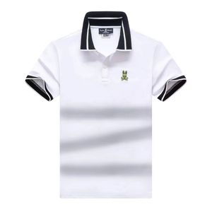 Polo Designer Mens Luxury Brand عالي الجودة عالي الجودة قميص بولو قميص شارع High Street المطبوعة ملابس الرجال الرياضة السريعة تجفيف القميص الحجم الآسيوي M-xxxl