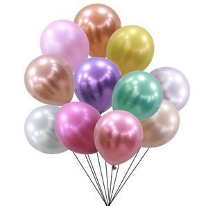 50 stücke 10 Zoll Party Dekoration Latex Gold Runde Ballon Hochzeit Ballons Einfarbig Alles Gute Zum Geburtstag Jahrestag Dekor luftballons SN893