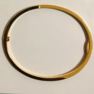 thin love bangl 18K gold plated small love bangles The details are consistent with the official bangle for woman designer Official replica T0P Material 008