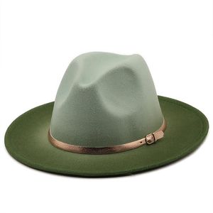 Fedoras bulk filk Fedora hatt för kvinnor män damer topp jazz cap kvinna man cap kvinnliga manliga bowler hattar höst vinter