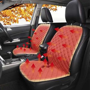 Cubiertas de asiento de automóvil 12V Almohadilla de calefacción de automóvil Cojín de asiento de automóvil Calentador Cubierta de calefacción automática Cubiertas de asiento de automóvil Accesorios de automóvil Cubierta de asiento Q231120