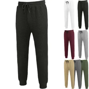 Calças masculinas Slim Corredores Treino para Ginásio Correndo e Musculação Atlético Bottom Sweatpants com Espuma H Slack Homens