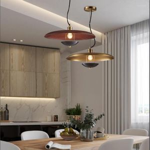 Pendant Lamps Nordic Style Hanging Lights Dining Room Lamp Art Modern Creative Lighting Luxury Copper E27 And Lantern