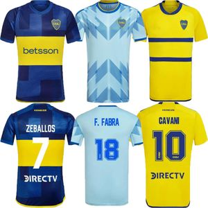 Cavani Boca Juniors Soccer Jerseys Home Away 3th 2023 2024 Maradona Benedetto Marcos Maillots de Foot Rojo Carlitos de Rossi Tevez 23 24 Janson Medina Football Shirts