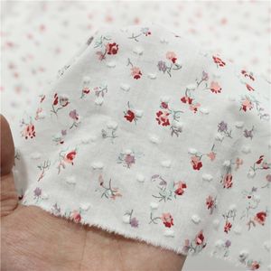 Fabric 150x50cm Cotton Woven Jacquard Floral Sewing Fabric Making Childrens Clothing Womens Handmade DIY Cloth 230419