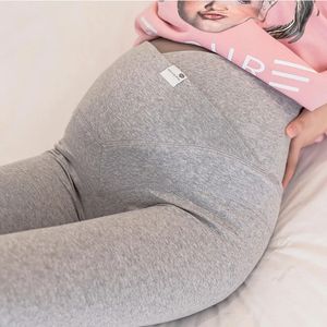 Maternity Bottoms 801# Across V Low Waist Belly Cotton Maternity Legging Spring Casual Skinny Pants Clothes for Pregnant Women Autumn Pregnancy 231120