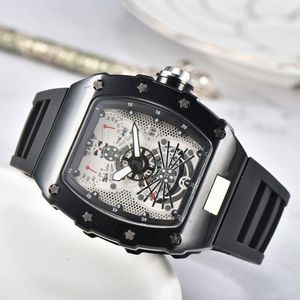 Men's and women's watches The latest personality fashion imitation ceramic wine cask men's watch Designer watches Black quartz high-quality watch gifts preferred