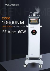 Etkili 1060NM CO2 Fraksiyonel Lazer Germe İşareti Çıkarma Vajinal sıkma gençleştirme Lazer Makine Skar Kaldırma Makinesi Tutarlı Lazer Yayı ile