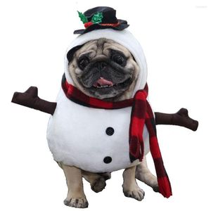 Kattdräkter husdjur hund snögubbe kostym klä upp kläder po props leveranser för halloween julfest dekoration