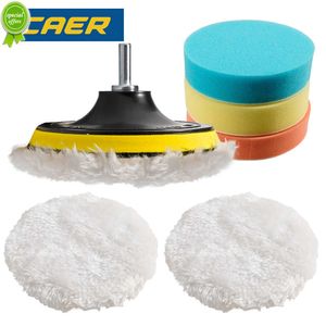 3 4 5 Inch Car Polishing Pad Kit Car Waxing Sponge Disk Wool Wheel Drill Buffing Kit Professional Auto Paint Care Buffing Pads