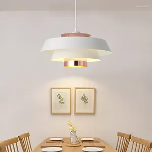 Lampy wiszące nordyckie światła restauracyjne Kreatywny jadalnia bar Living światło projektant kawiarni Loft Luminaire zawiesina lampa